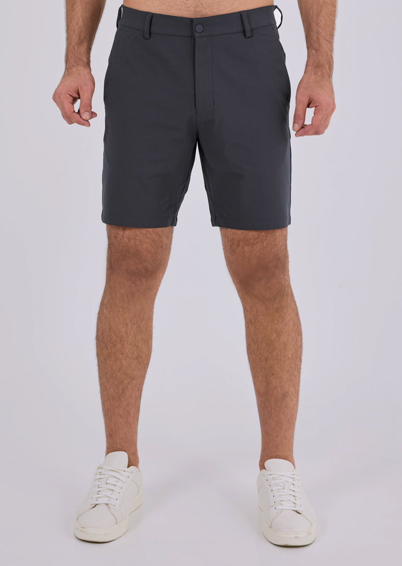 Men Adapt Shorts Classic Fit -8"R Charcoal