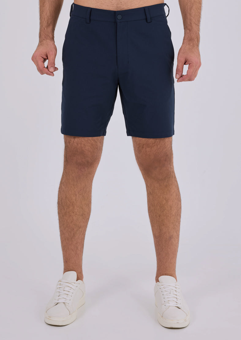 Men Adapt Shorts Classic Fit -8"R Navy