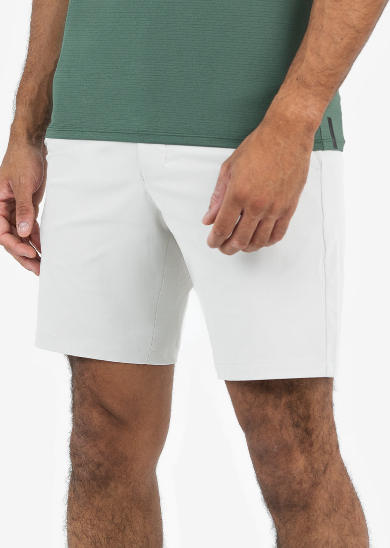 Men's Shorts Classic Fit -8"R Stone