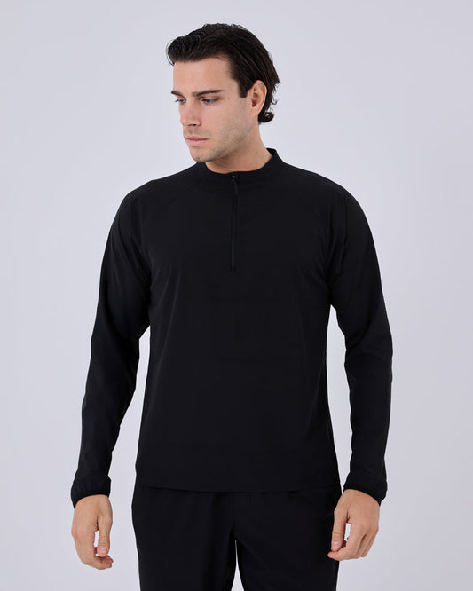 Men's Half-Zip Top Black Onyx