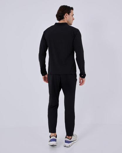 Men's Half-Zip Top Black Onyx