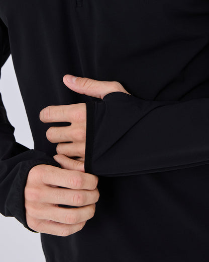Men's Half-Zip Top Black Onyx