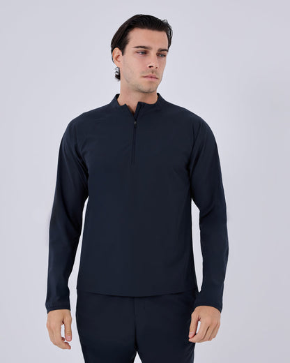 Men's Half-Zip Top Navy Pewter