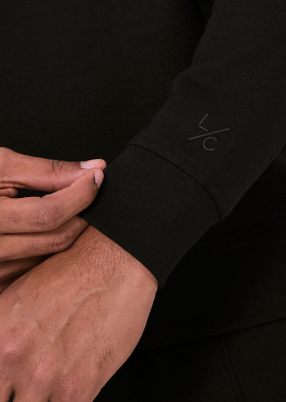 Men's Crew Neck Sweatshirt Black