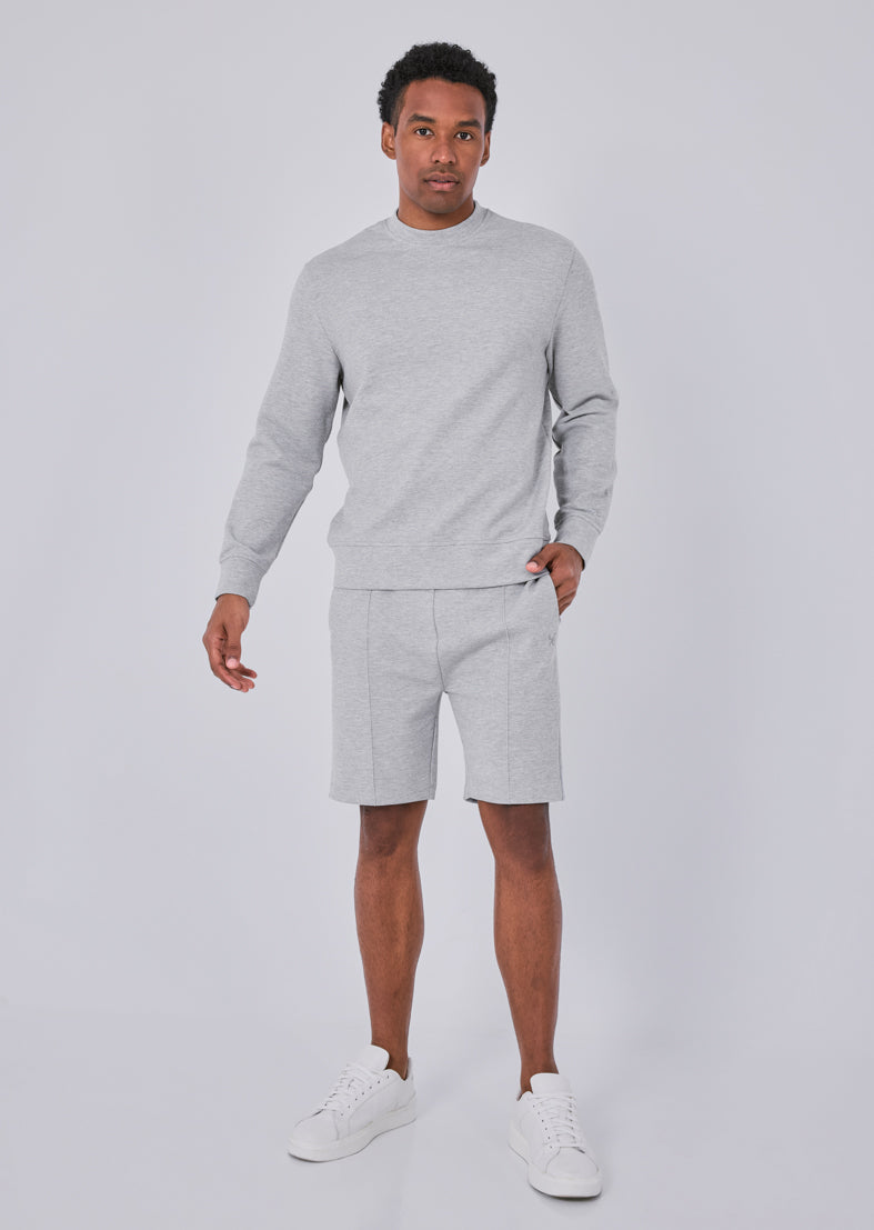 Men's Crew Neck Sweatshirt Grey Marl