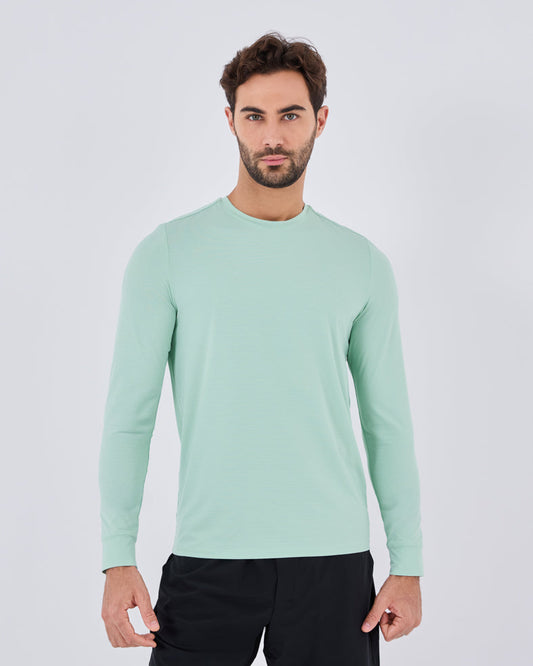 Men's Long-Sleeve Top Fresh Mint