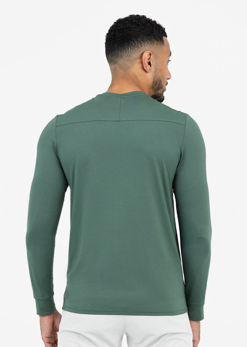 Men's Long-Sleeve Top Khaki Green