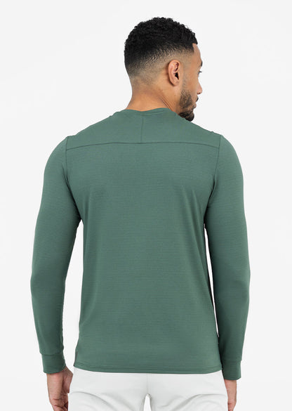 Men's Long-Sleeve Top Khaki Green