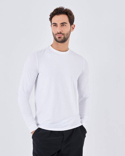 Men's Long-Sleeve Top White