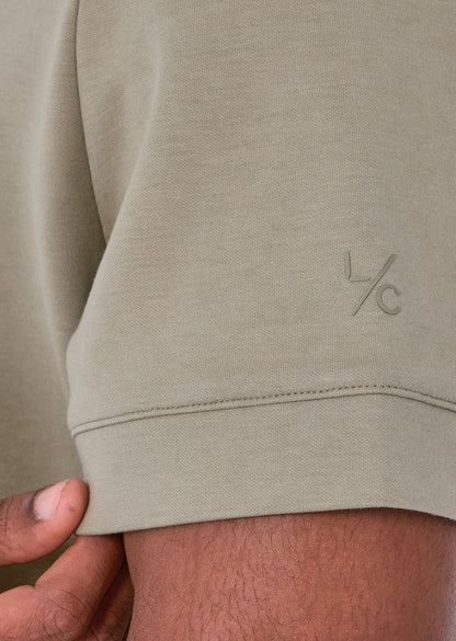 Mens Interlock Relaxed Tee Abby Stone