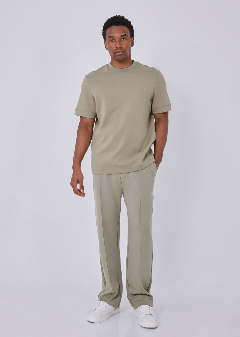 Mens Interlock Relaxed Tee Abby Stone