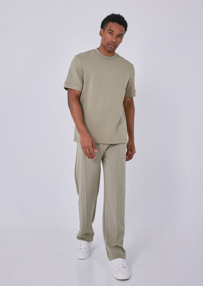 Mens Interlock Relaxed Tee Abby Stone