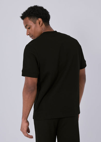 Mens Interlock Relaxed Tee Black