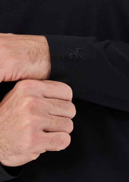 Men's Long-Sleeve Black