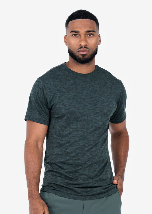 Men's Tee Khaki Green Melange