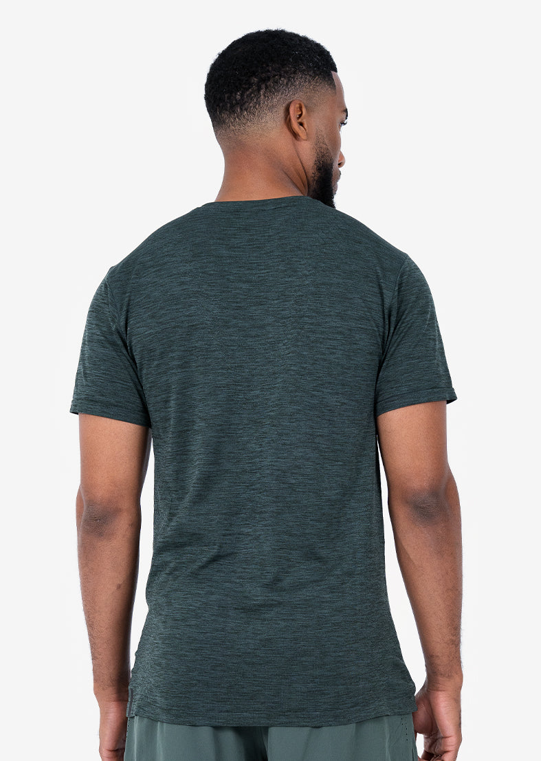 Men's Tee Khaki Green Melange
