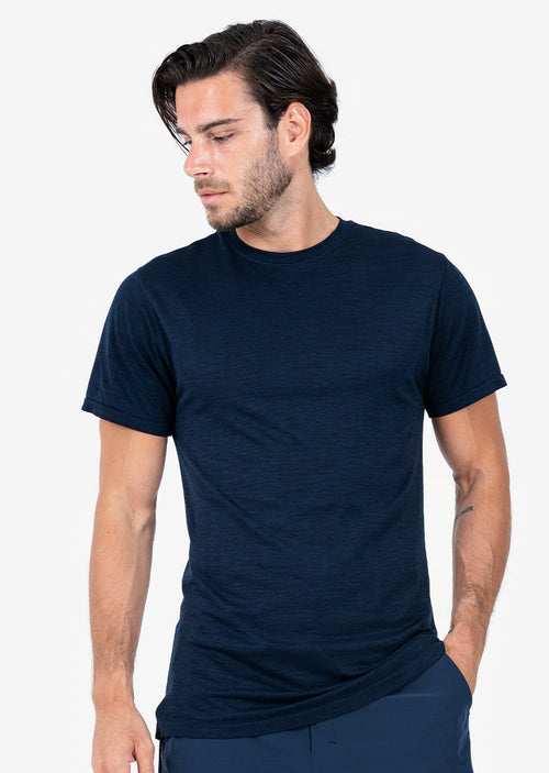 Men's Tee Navy Melange