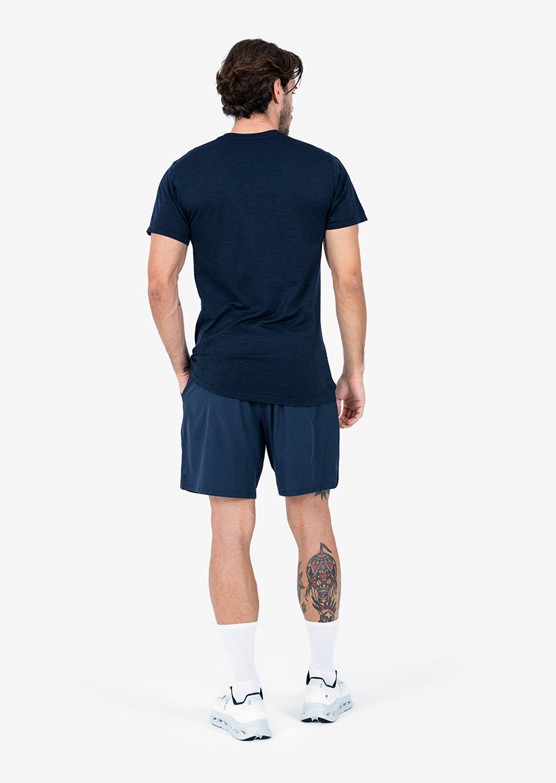 Men's Tee Navy Melange