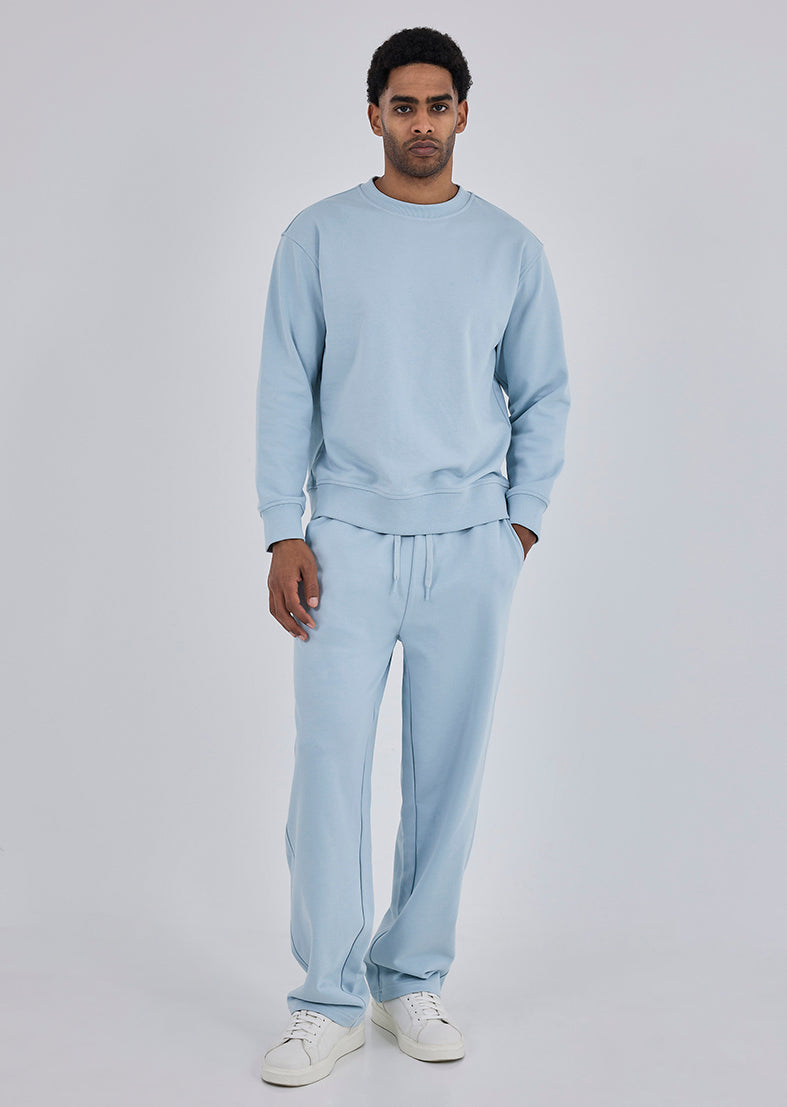 Oversized Sweater Unisex Blue Mist