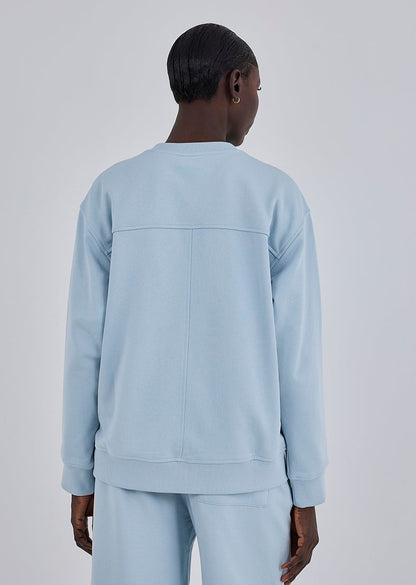 Oversized Sweater Unisex Blue Mist