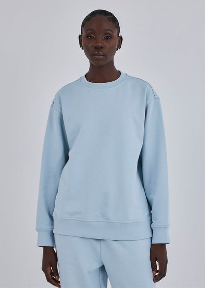 Oversized Sweater Unisex Blue Mist