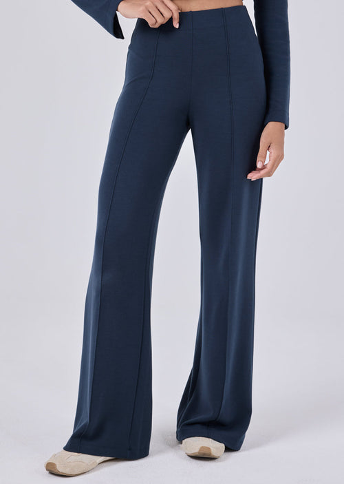 Women's Wide Leg Pants Dark Navy