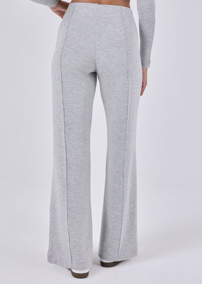 Women's Wide Leg Pants Grey Marl