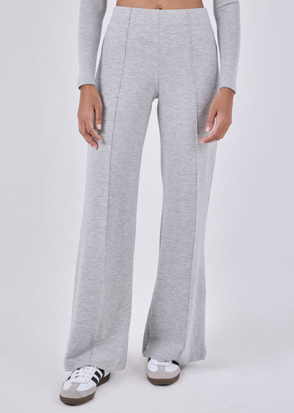 Women's Wide Leg Pants Grey Marl