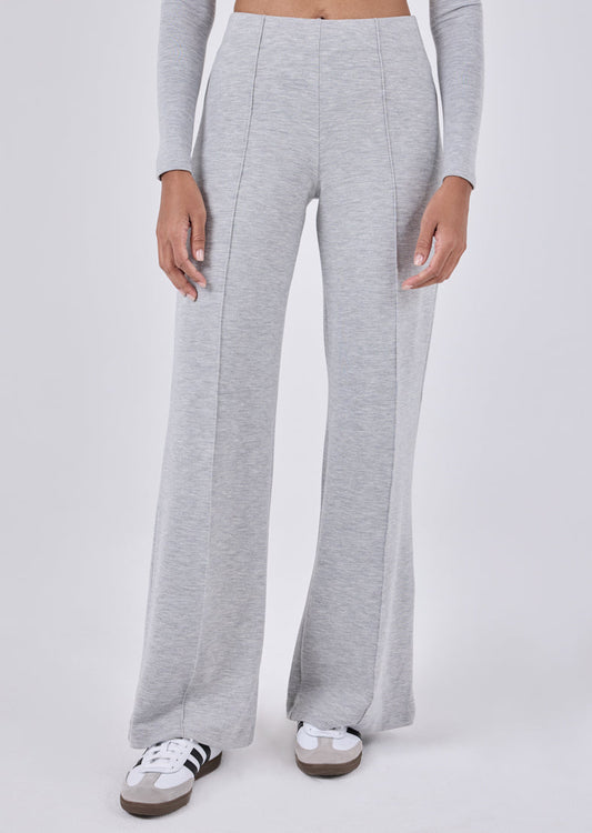 Women's Wide Leg Pants Grey Marl