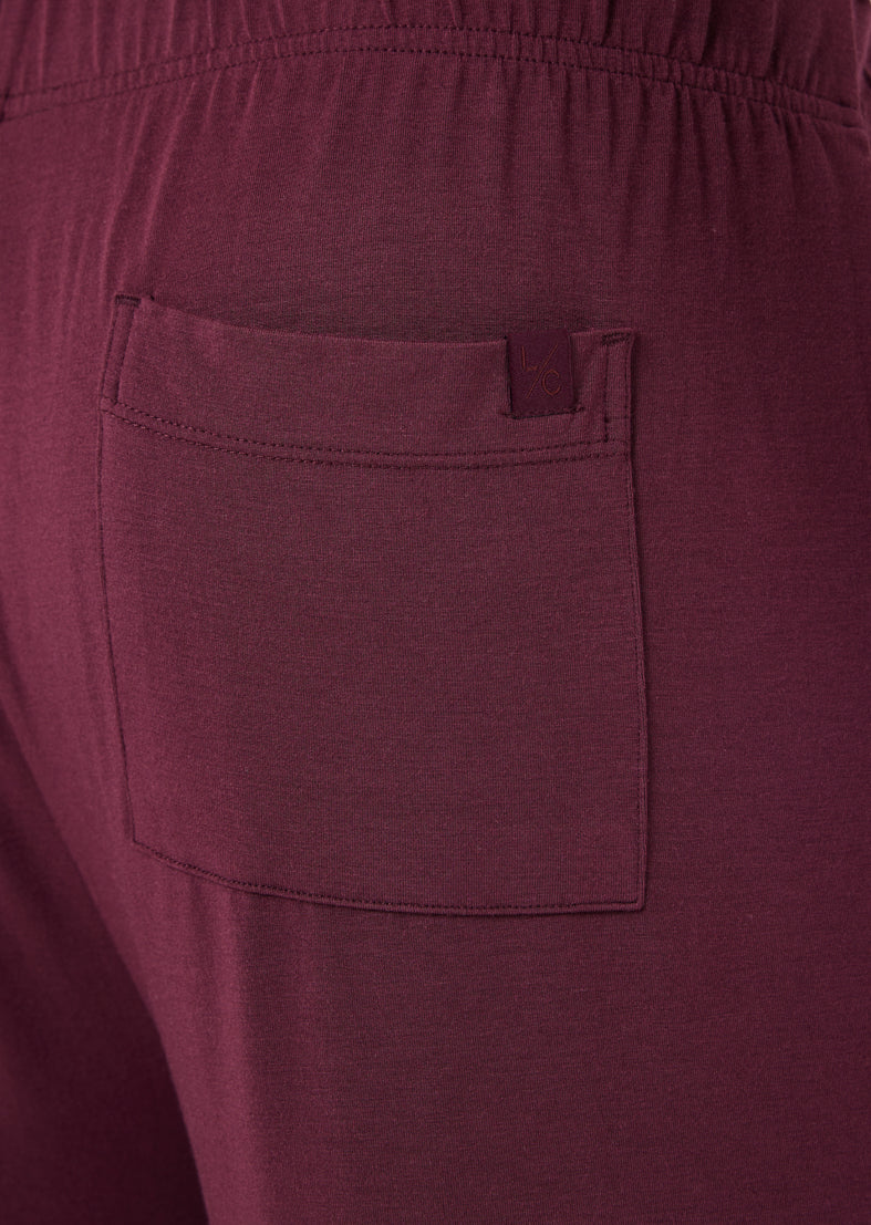 Men's Pant Dark Burgundy