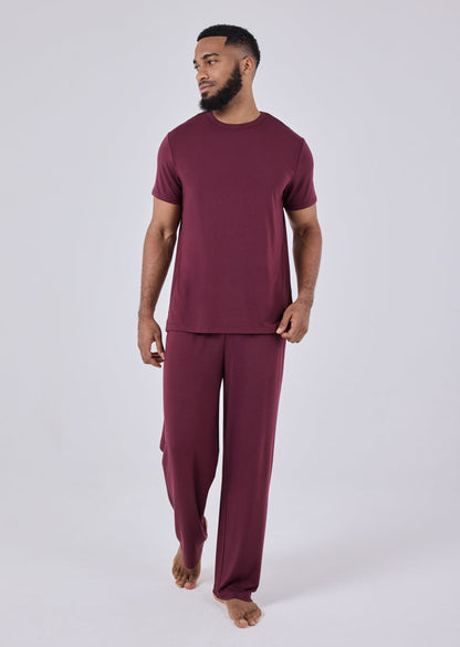 Men's Pant Dark Burgundy