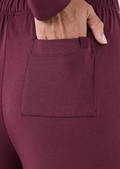 Women's Pant Dark Burgundy