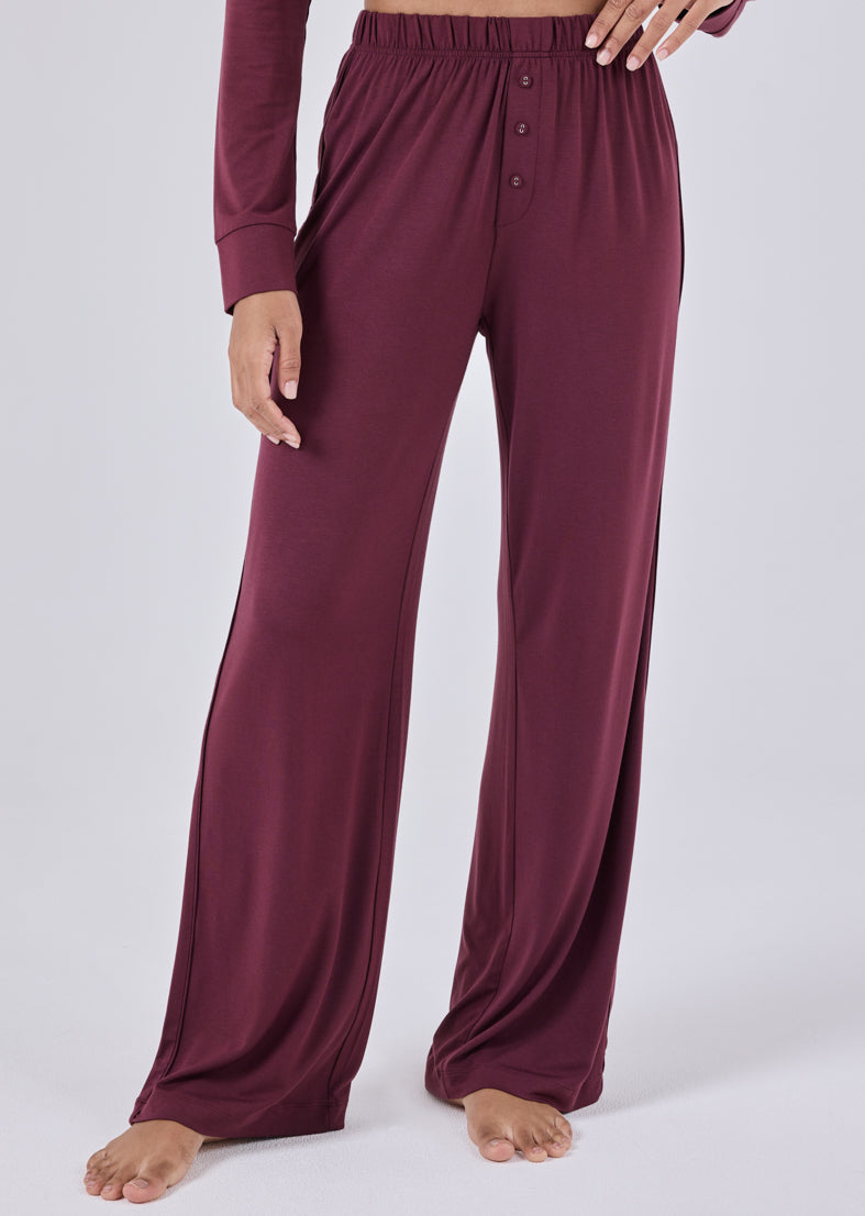 Women's Pant Dark Burgundy