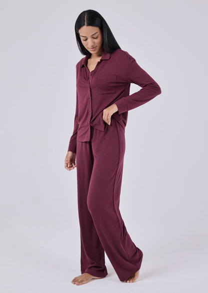 Women's Pant Dark Burgundy