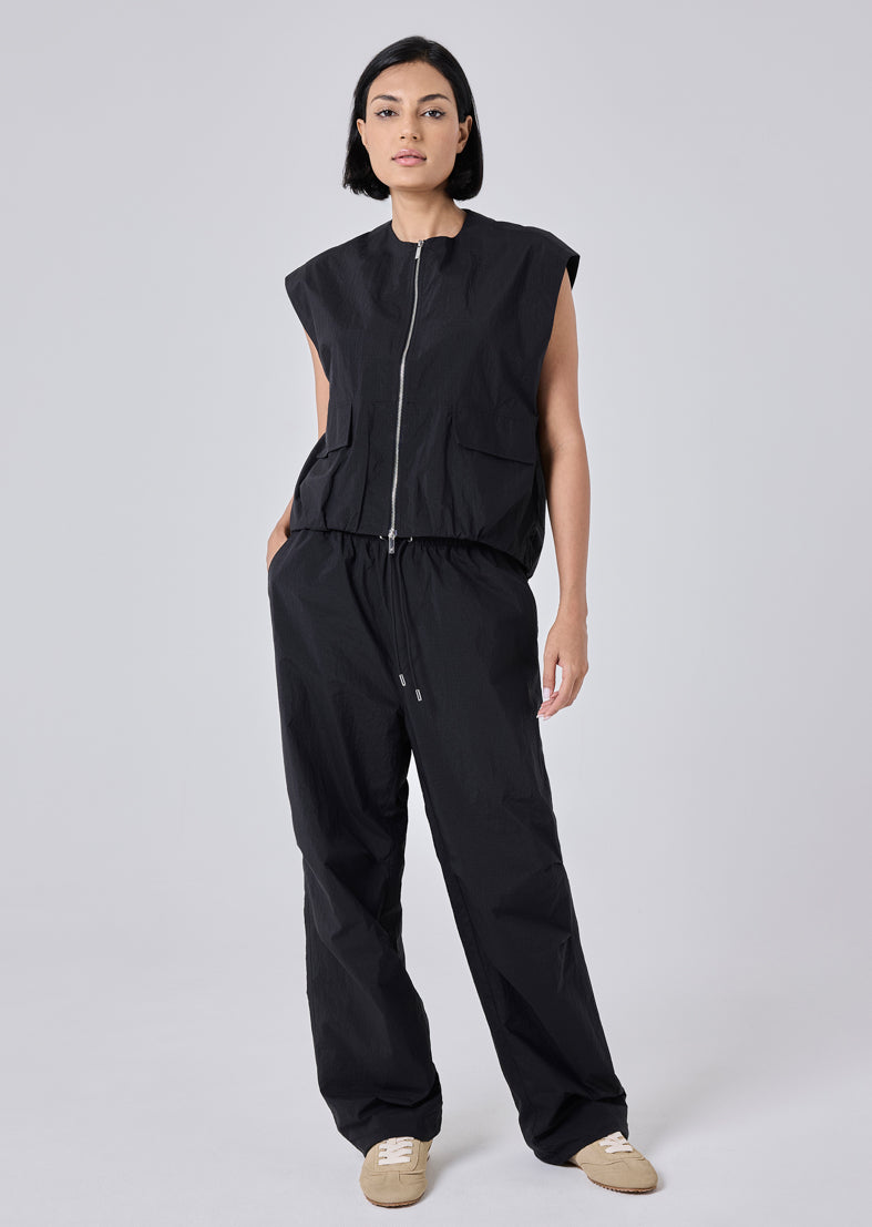 Women's Parachute Pant Black