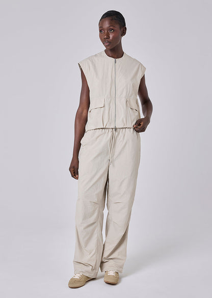 Women's Parachute Pant Stone