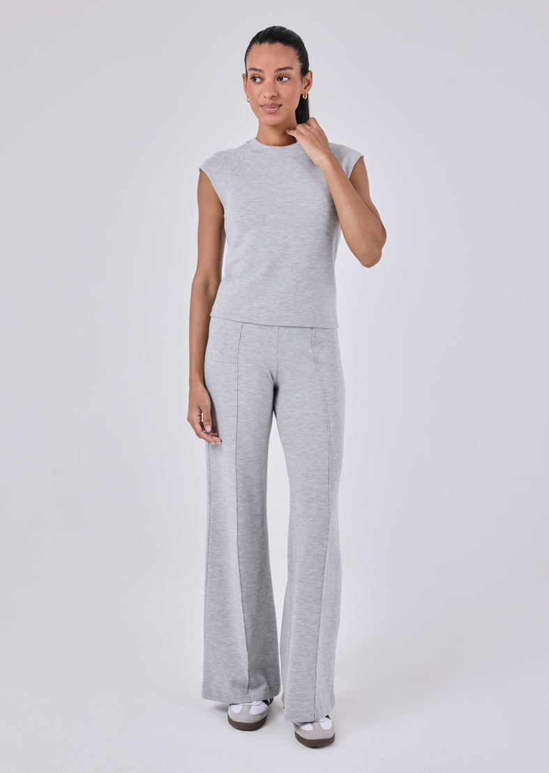 Women's Raglan Tee Grey Marl