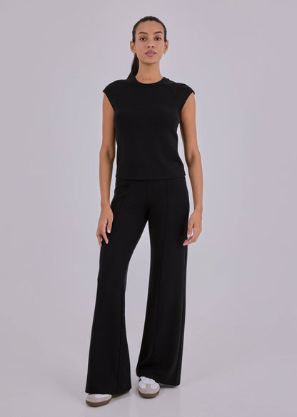 Women's Raglan Tee Black