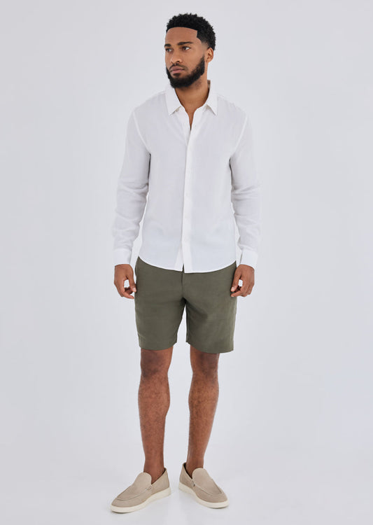 Men's Shirt Long Sleeve Ivory