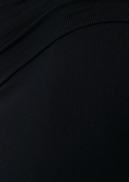 Women's Fold Waist Skirt Black