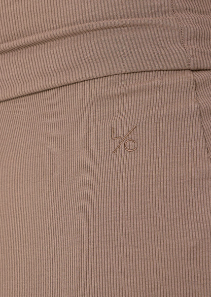 Women's Fold Waist Skirt Walnut