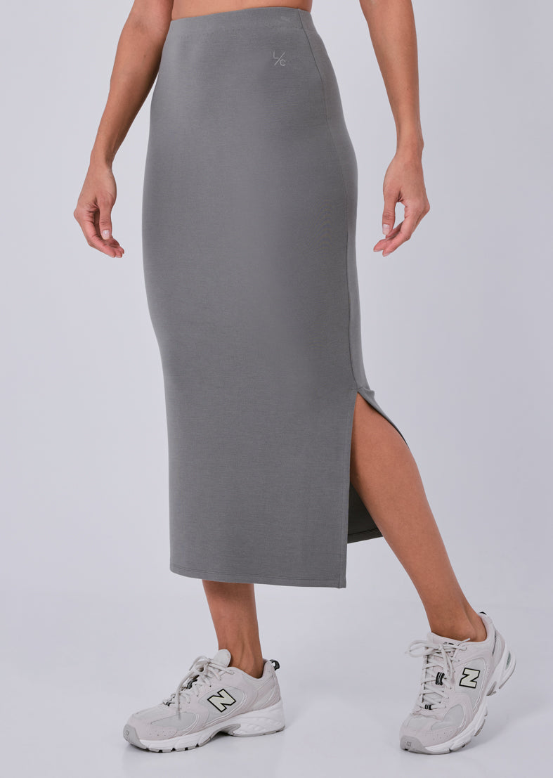 Women's Tube Skirt Pebble Grey