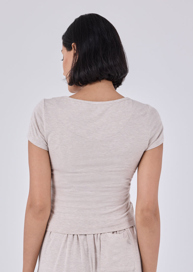 Women's Tee Oatmeal Heather