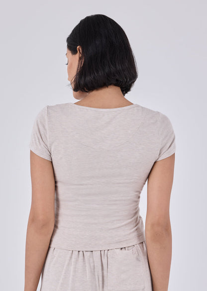 Women's Tee Oatmeal Heather