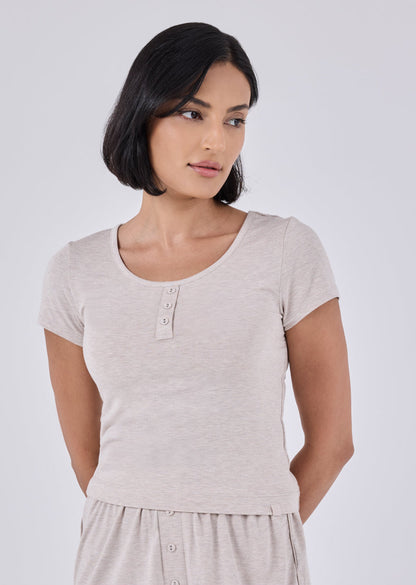 Women's Tee Oatmeal Heather