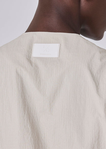 Women's Sleeveless Bomber Jacket Stone