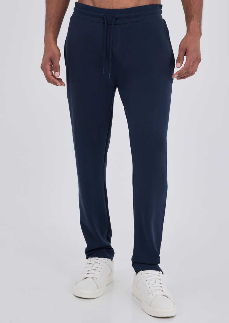 Men's Straight Leg Pant Long Length Dark Navy