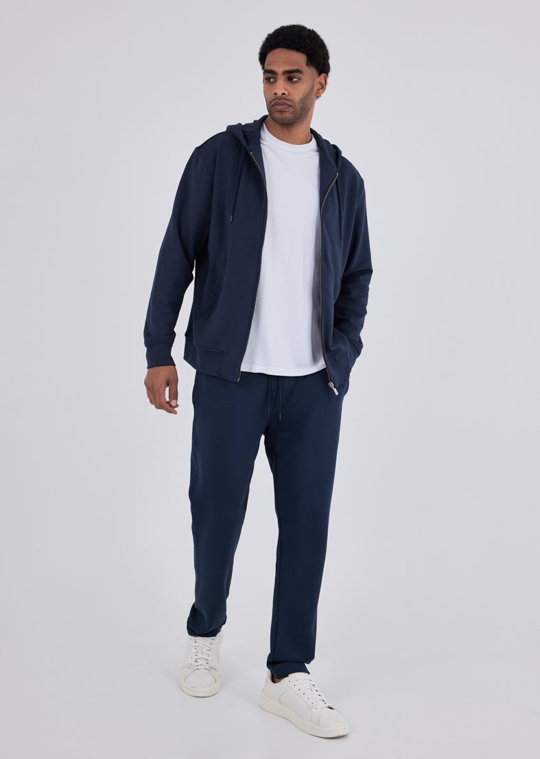 Men's Straight Leg Pant Long Length Dark Navy