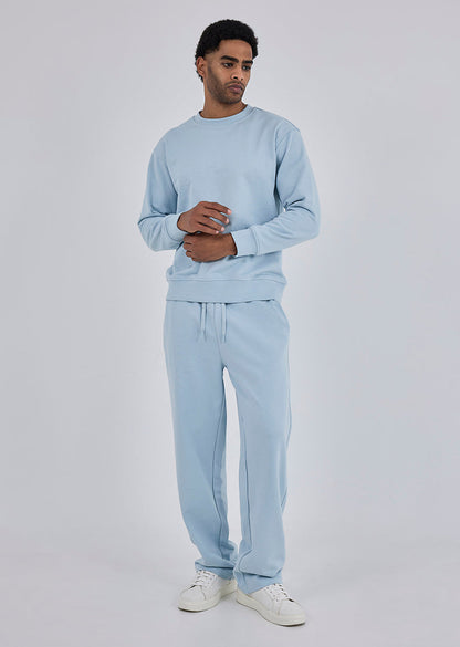 Oversized Unisex Sweat Pants Blue Mist