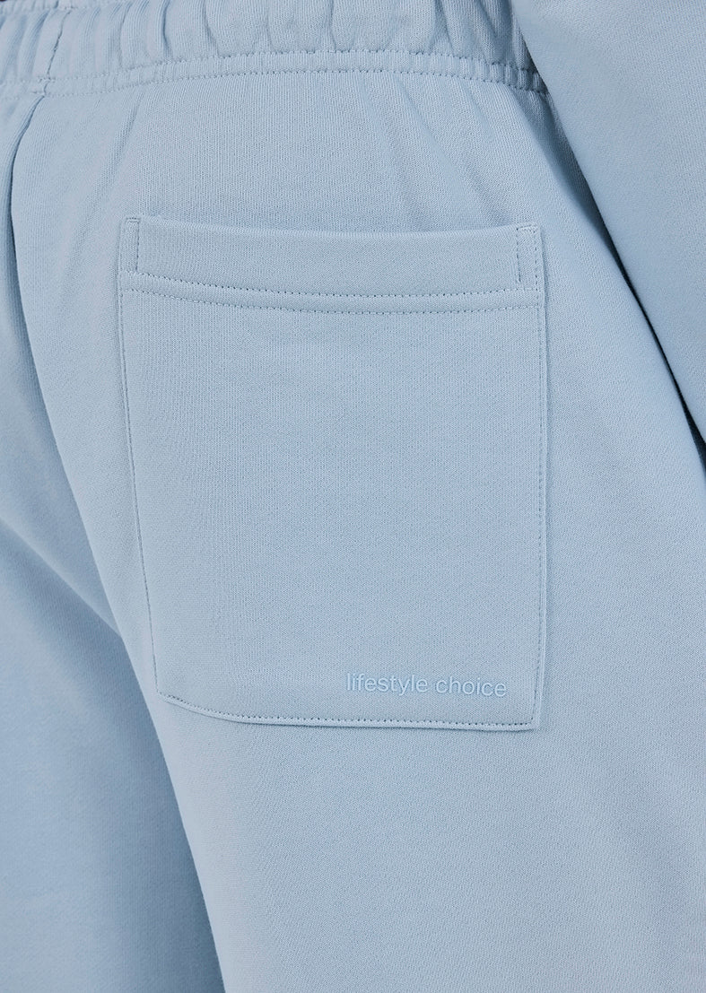 Oversized Unisex Sweat Pants Blue Mist